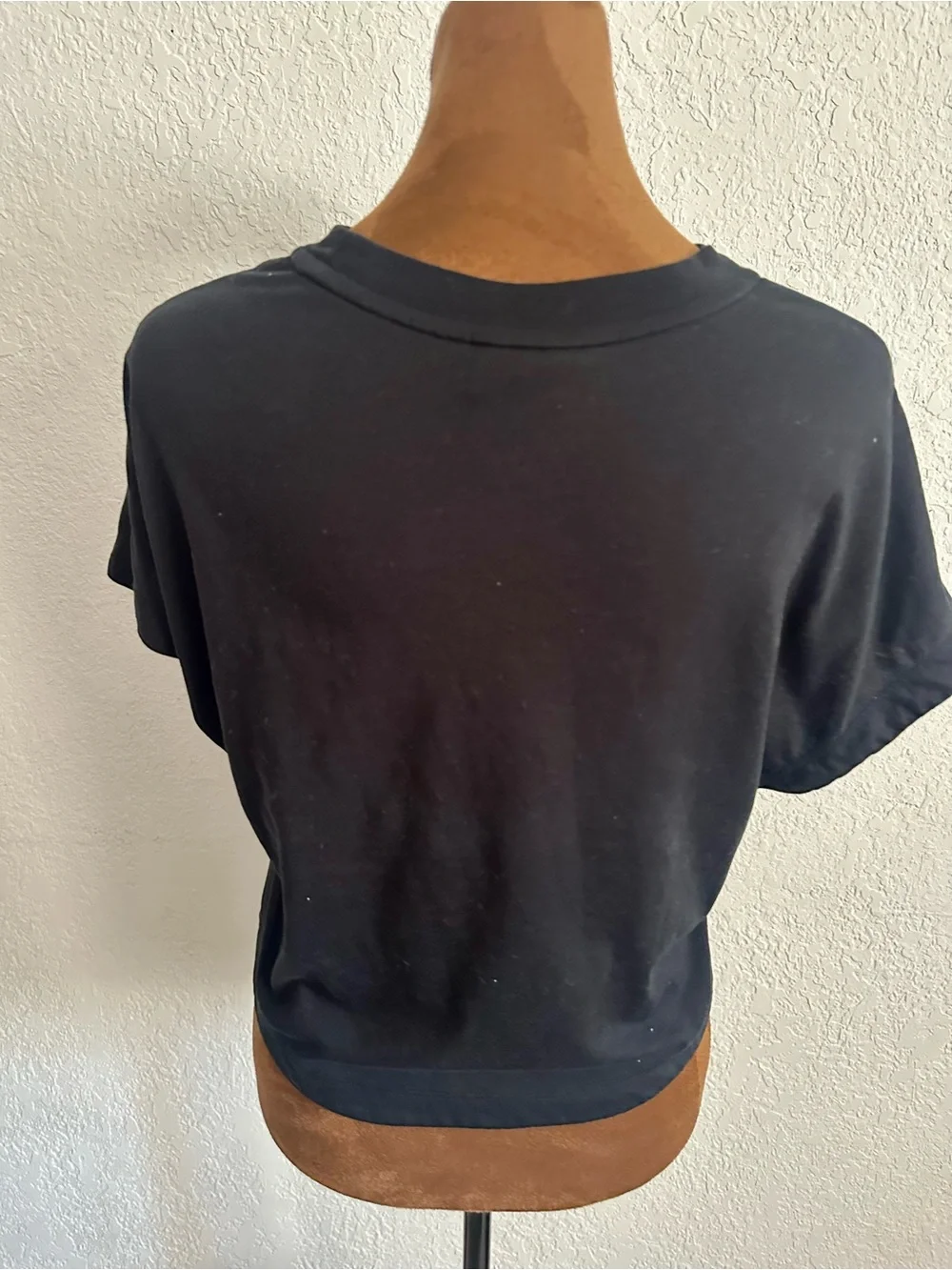 Nike Black T-Shirt with White Swoosh Logo